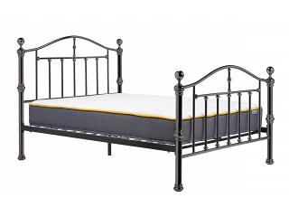 4ft6 Double Viceroy Traditional, Black Nickel Metal Bed Frame
